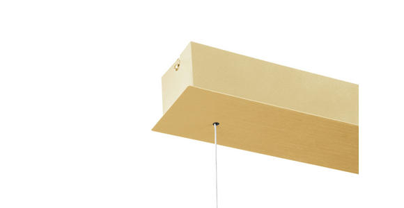 LED-HÄNGELEUCHTE  115/7,5/150 cm    - Messingfarben, Design, Metall (115/7,5/150cm) - Dieter Knoll