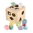 SPIELWÜRFEL - Blau/Pink, Basics, Holzwerkstoff (14/14/14,8cm) - My Baby Lou