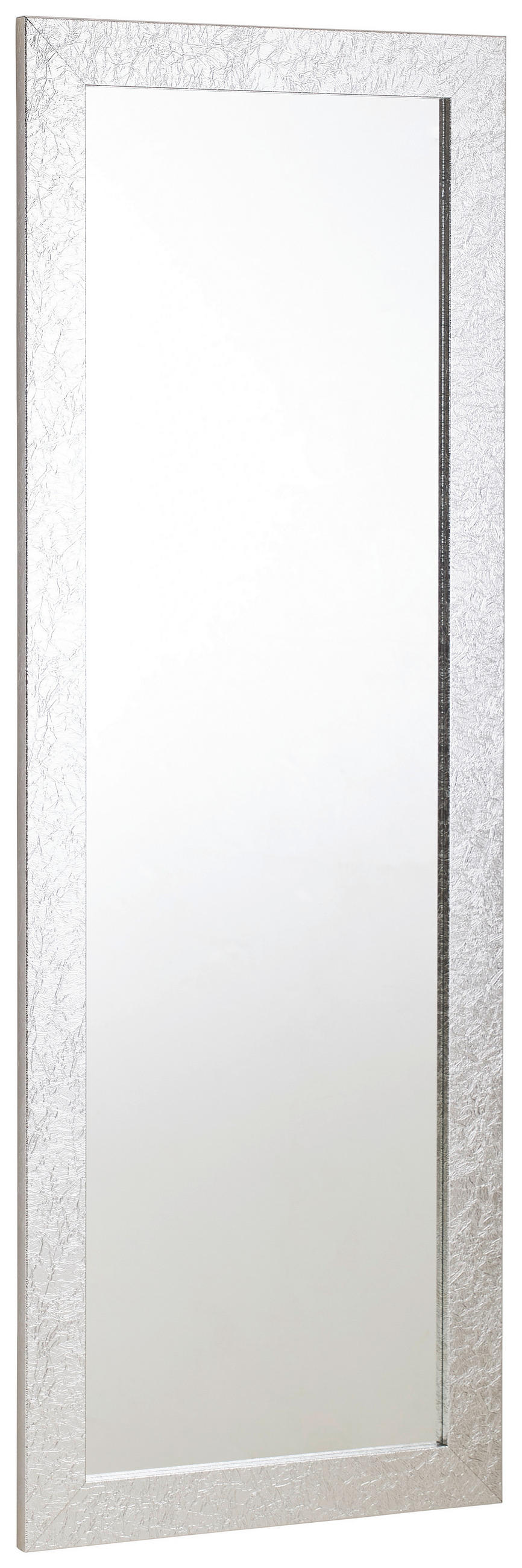 NÁSTENNÉ ZRKADLO 66/186/2,8 cm  - strieborná, Konventionell, kompozitné drevo/sklo (66/186/2,8cm) - Carryhome