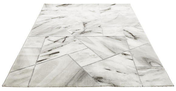 WEBTEPPICH Marble 120/170 cm Marble  - Hellgrau, Design, Textil (120/170cm) - Novel