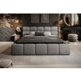 POLSTERBETT 160/200 cm,  in Greige,  - Greige/Schwarz, Design, Kunststoff/Textil (160/200cm) - Esposa