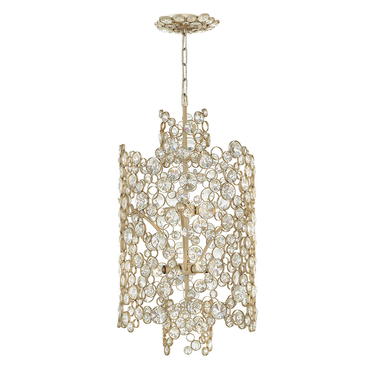 Elstead Lighting Kronleuchter Anya Silber 89.1 cm