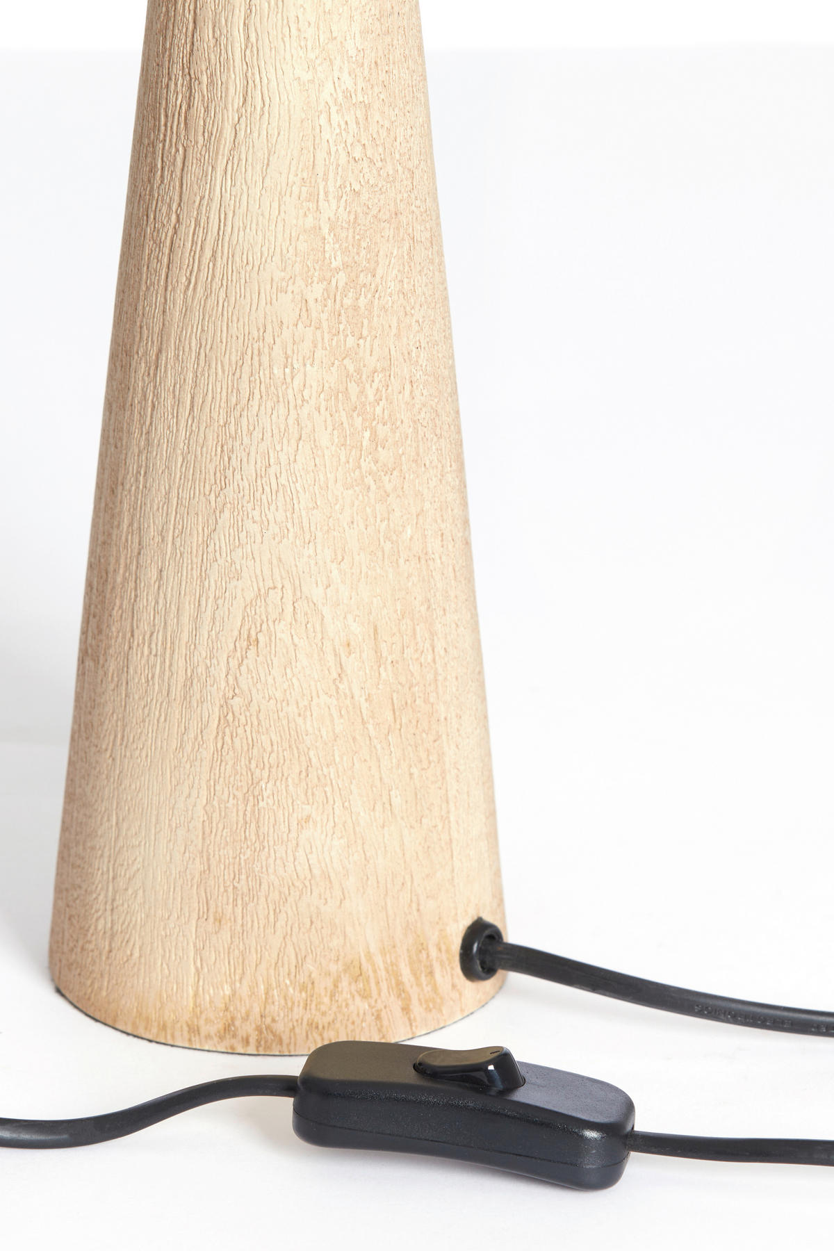 LEUCHTENFUß FESTINA 9/33 cm   - Braun, Natur, Holz/Kunststoff (9/33cm) - Light & Living