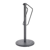 KÜCHENROLLENHALTER - Schwarz, Basics, Metall (16/33/16cm) - Metaltex