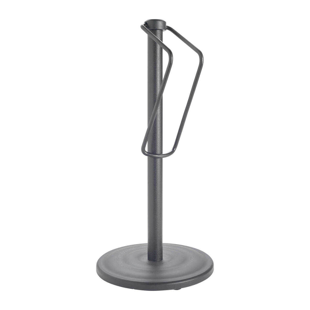 KÜCHENROLLENHALTER - Schwarz, Basics, Metall (16/33/16cm) - Metaltex