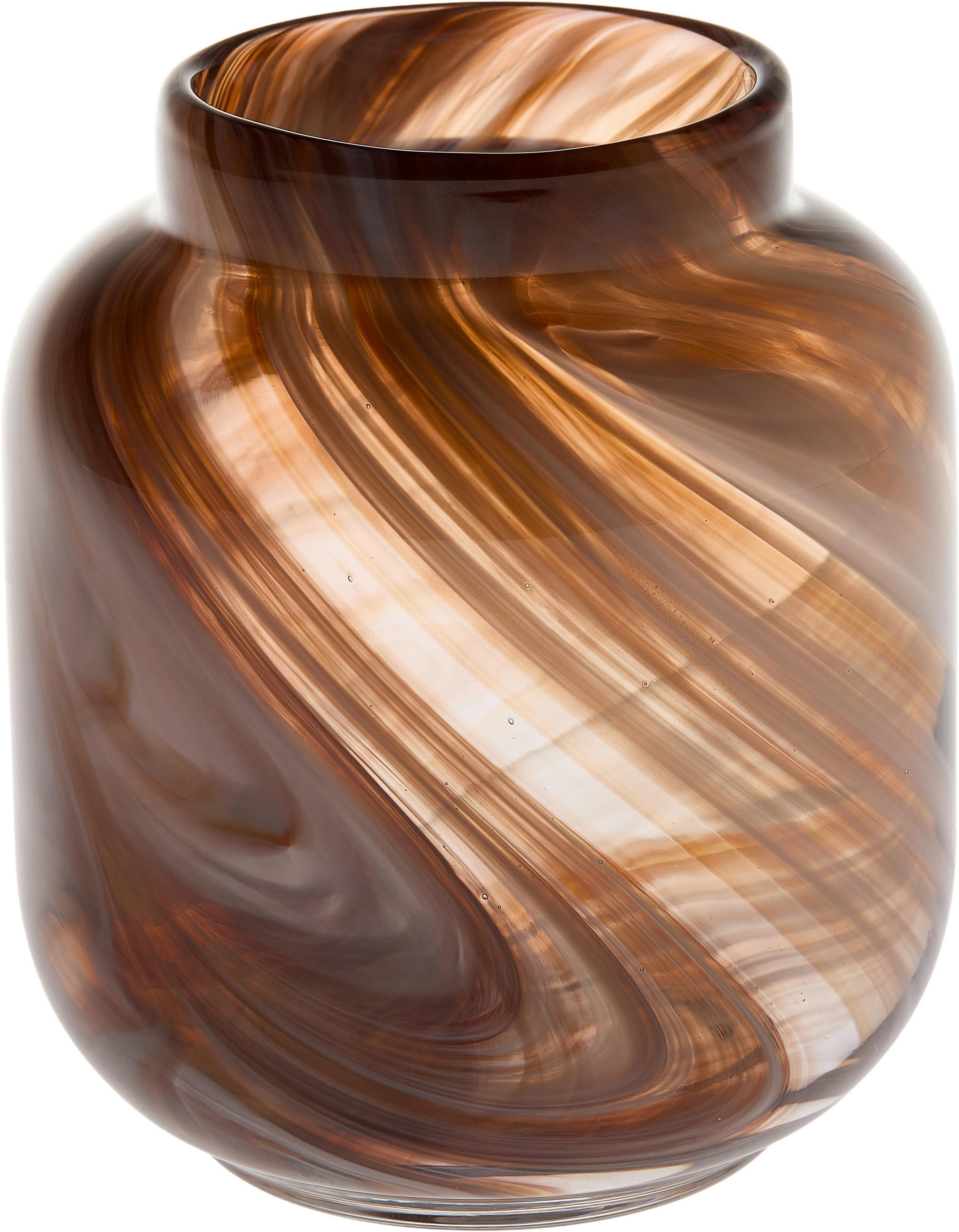VAS  - brun, Basics, glas (10,5/13,5cm) - Boltze Home