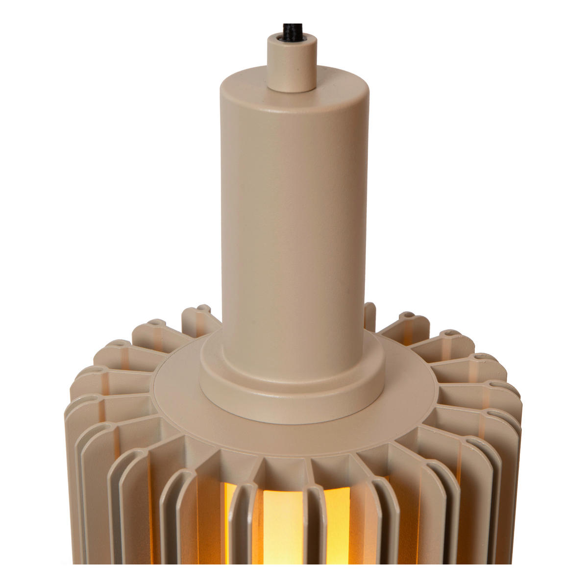 HÄNGELEUCHTE LAMBRES 15/15/164 cm   - Braun, Trend, Metall (15/15/164cm) - Lucide