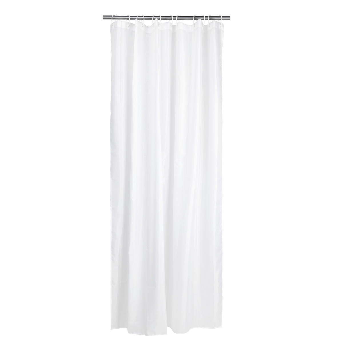 DUSCHDRAPERI Solid 180/200 cm  - vit, Basics, textil (180/200cm) - Best Price