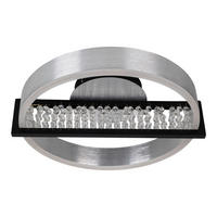 LED-DECKENLEUCHTE 53,2/50/13,7 cm   - Chromfarben/Schwarz, Design, Metall (53,2/50/13,7cm) - Näve