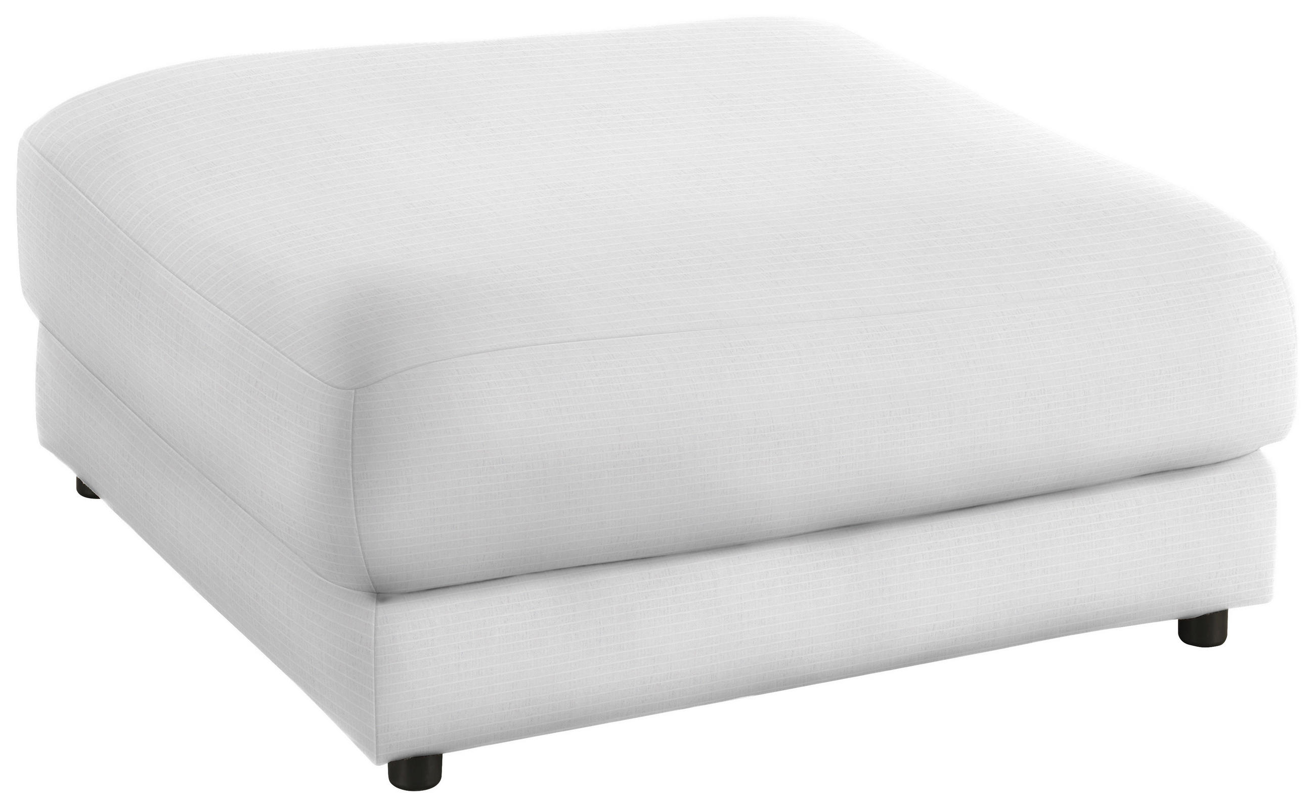 HOCKER in Textil Weiß  - Schwarz/Weiß, Design, Kunststoff/Textil (100/86/100cm) - Lomoco