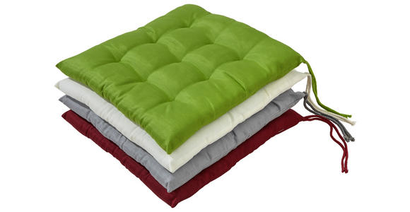 Sitzkissen Jolanda - Grau, MODERN, Textil (40/40/3cm) - Luca Bessoni