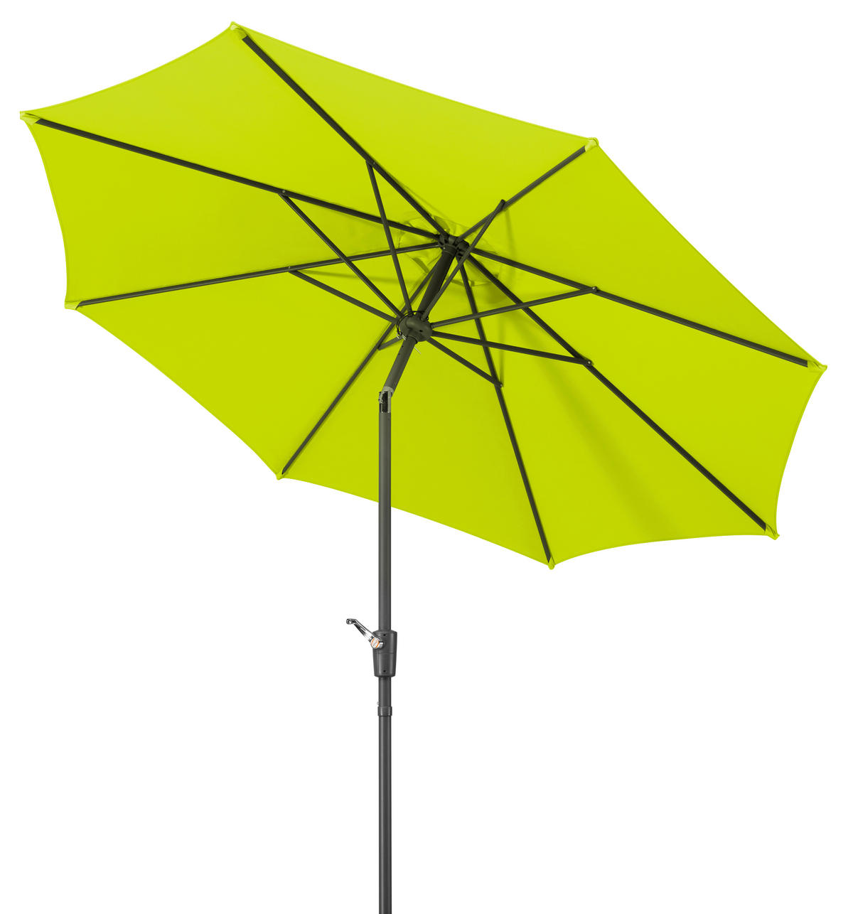 SONNENSCHIRM   - Anthrazit/Hellgrün, Basics, Textil/Metall (270/260/270cm) - Schneider