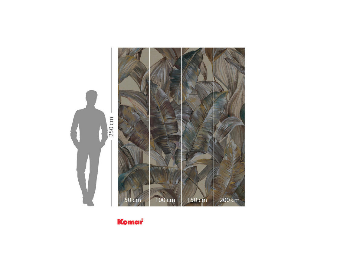 NON WOVEN-TAPET 200/250 cm  - vit/grön, Basics (200/250cm) - Komar