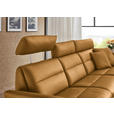 ECKSOFA in Echtleder Currygelb  300/157 cm  - Currygelb/Schwarz, Design, Leder/Metall (300/157cm) - Dieter Knoll