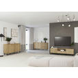SIDEBOARD  in 160,2/81,8/37 cm  - Eichefarben/Schwarz, MODERN, Holzwerkstoff/Kunststoff (160,2/81,8/37cm) - Carryhome