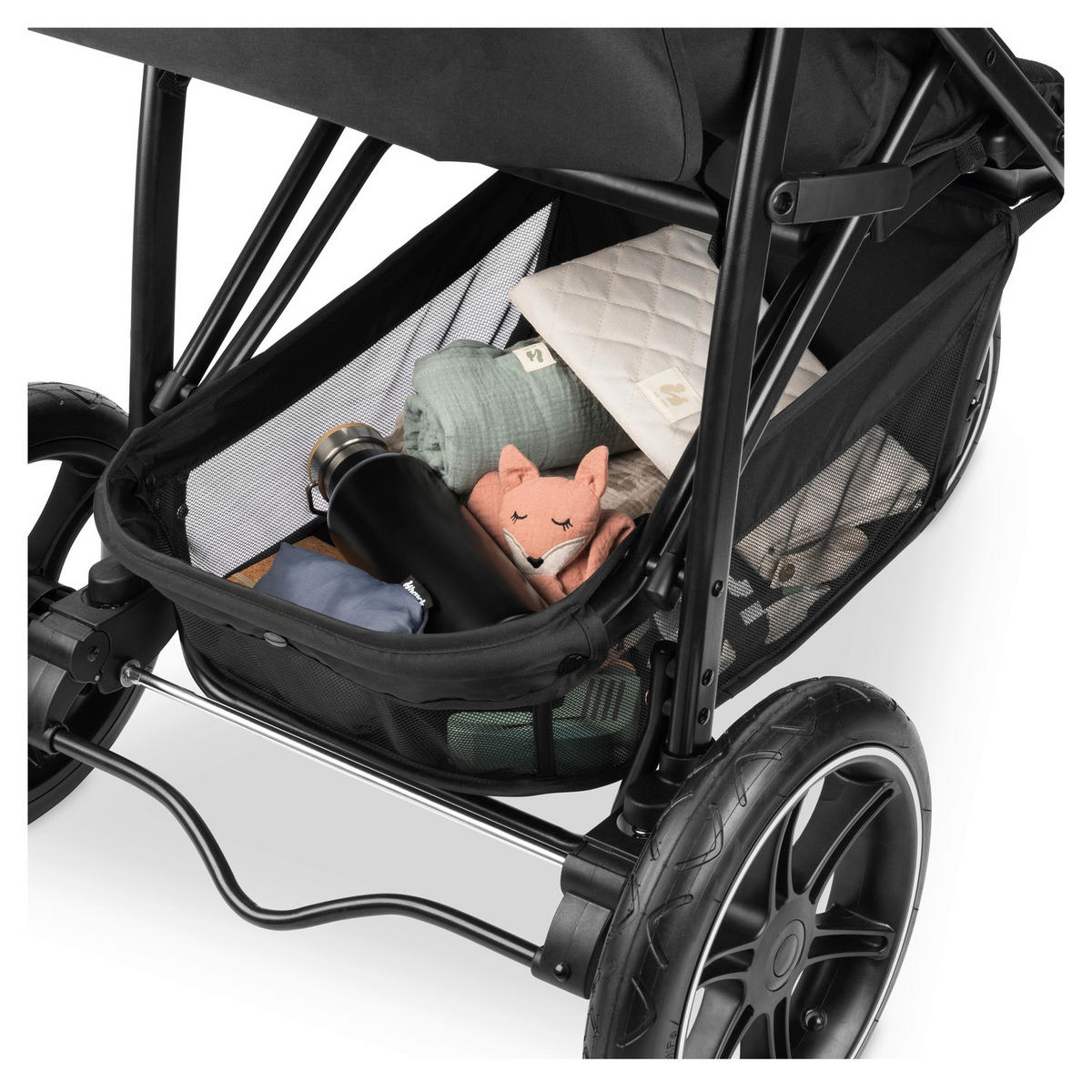 BUGGY Rapid 3 Air  - Schwarz, Basics, Kunststoff/Textil (61/110/114cm) - Hauck