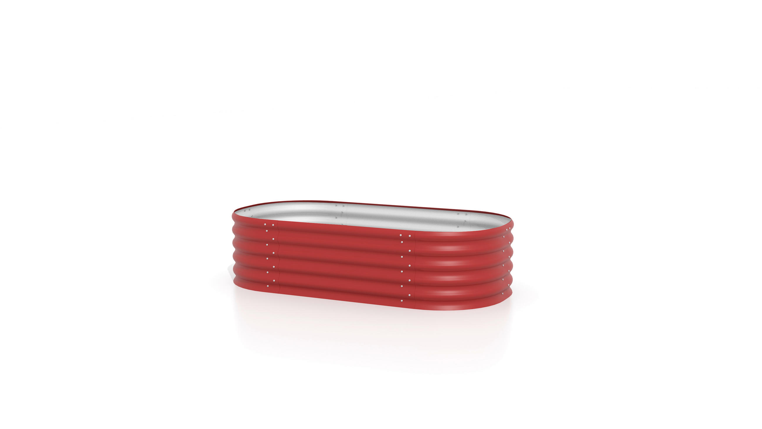 HOCHBEET 82,1/40,1/162,1 cm  - Rot, Basics, Metall (82,1/40,1/162,1cm)