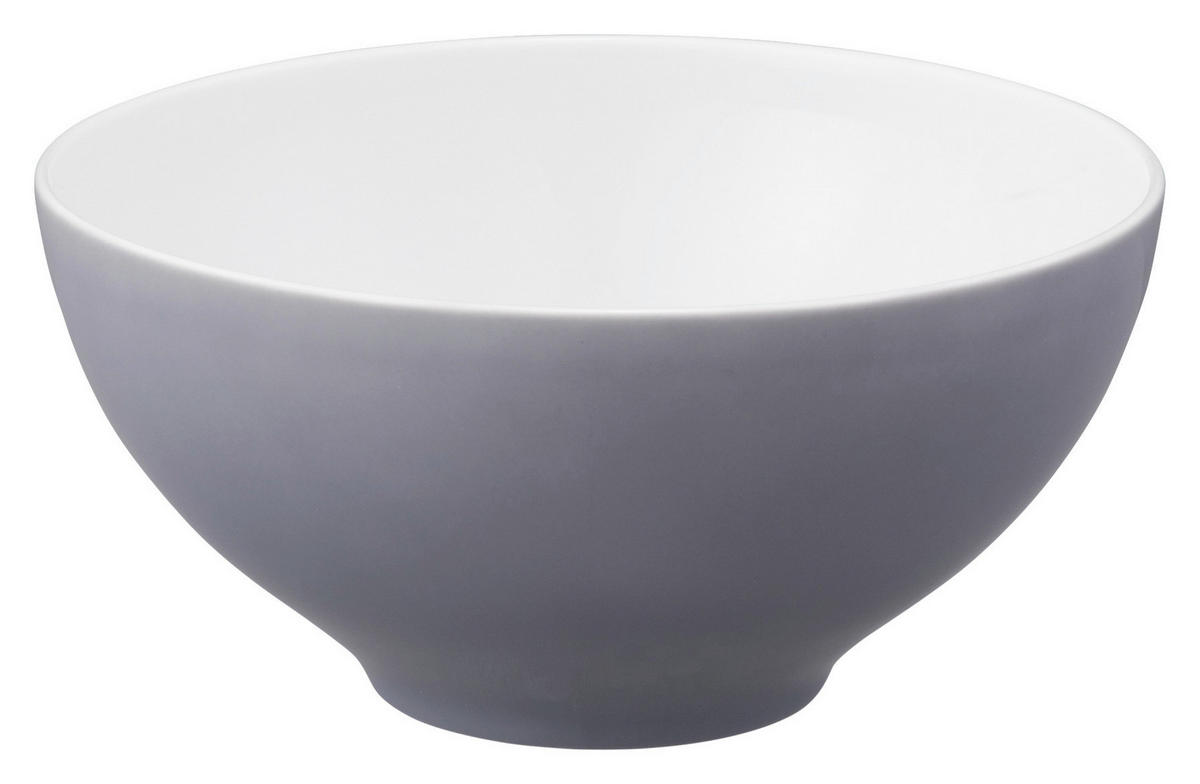 MÜSLISCHALE Life Fashion Elegant Grey 15,5 cm  - Grau, Design, Keramik (15,5cm) - Seltmann Weiden