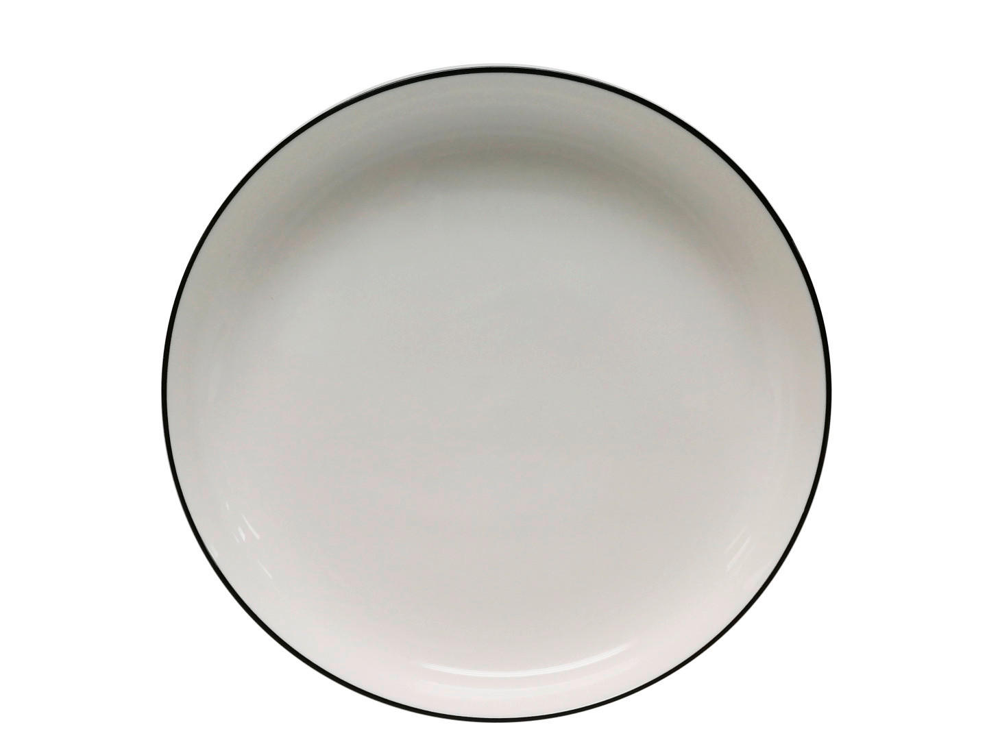 DESSERTTELLER Schwarz, Weiß 20,8 cm Oslo  - Schwarz/Weiß, Design, Keramik (20,8cm) - Novel