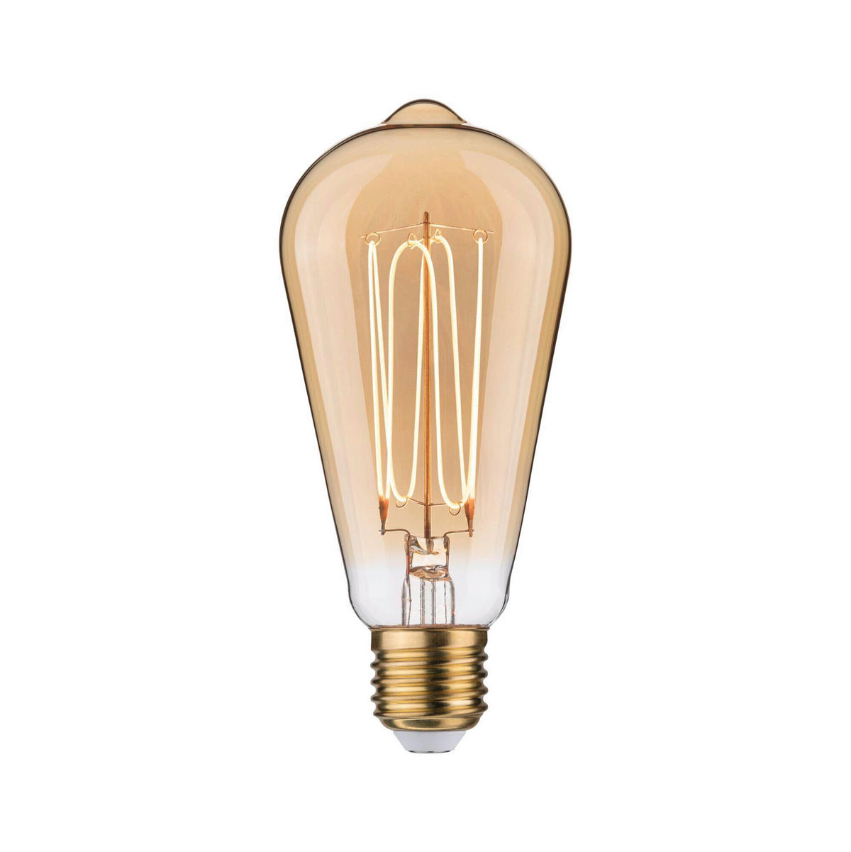 LED-LEUCHTMITTEL   E27 4,2 W 300 lm  - Goldfarben, Basics, Glas (6,4/14,3cm) - Paulmann
