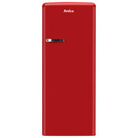 KÜHLSCHRANK 55/144/61,5 cm KSR 364 150 R  - Rot, Basics, Glas/Metall (55/144/61,5cm) - Amica