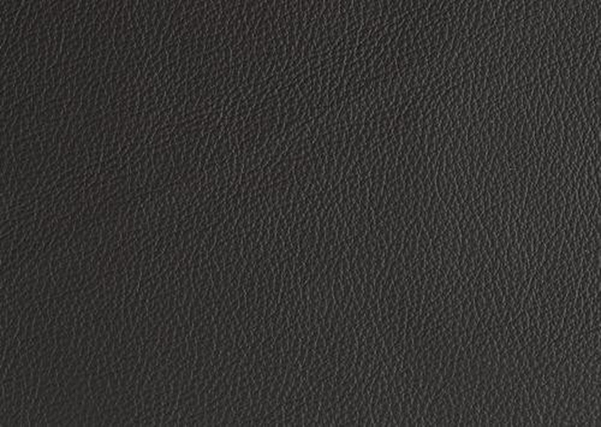ECKSOFA in Echtleder Dunkelbraun  - Dunkelbraun/Alufarben, Design, Leder/Metall (239/271cm) - Cantus