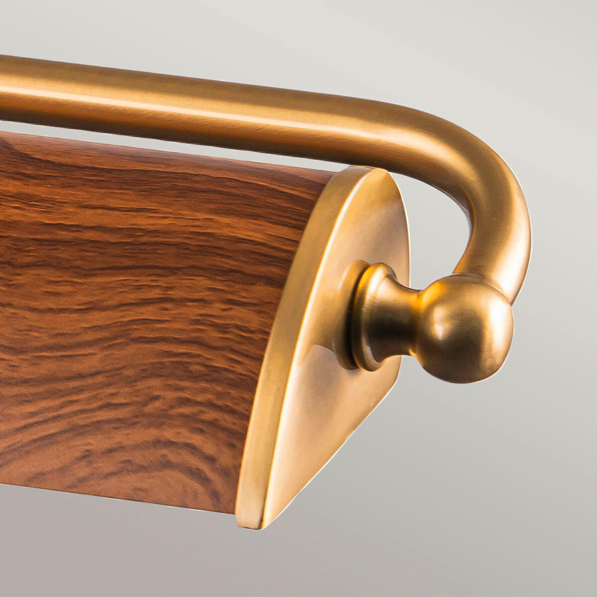 BILDERLEUCHTE Winchfield   - Eichefarben/Messingfarben, KONVENTIONELL, Metall (12.7/70.3/31.8cm) - Elstead Lighting