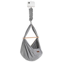 FEDERWIEGE  137/30/165 cm  - Grau, Basics, Textil (137/30/165cm) - SCHMUSEWOLKE