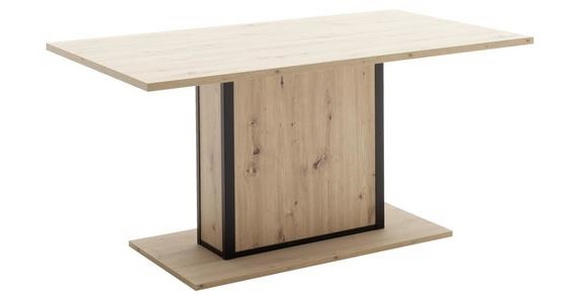 ESSTISCH 160/90/77 cm Holzwerkstoff Anthrazit, Eichefarben rechteckig  - Eichefarben/Anthrazit, Design, Holzwerkstoff (160/90/77cm) - Carryhome