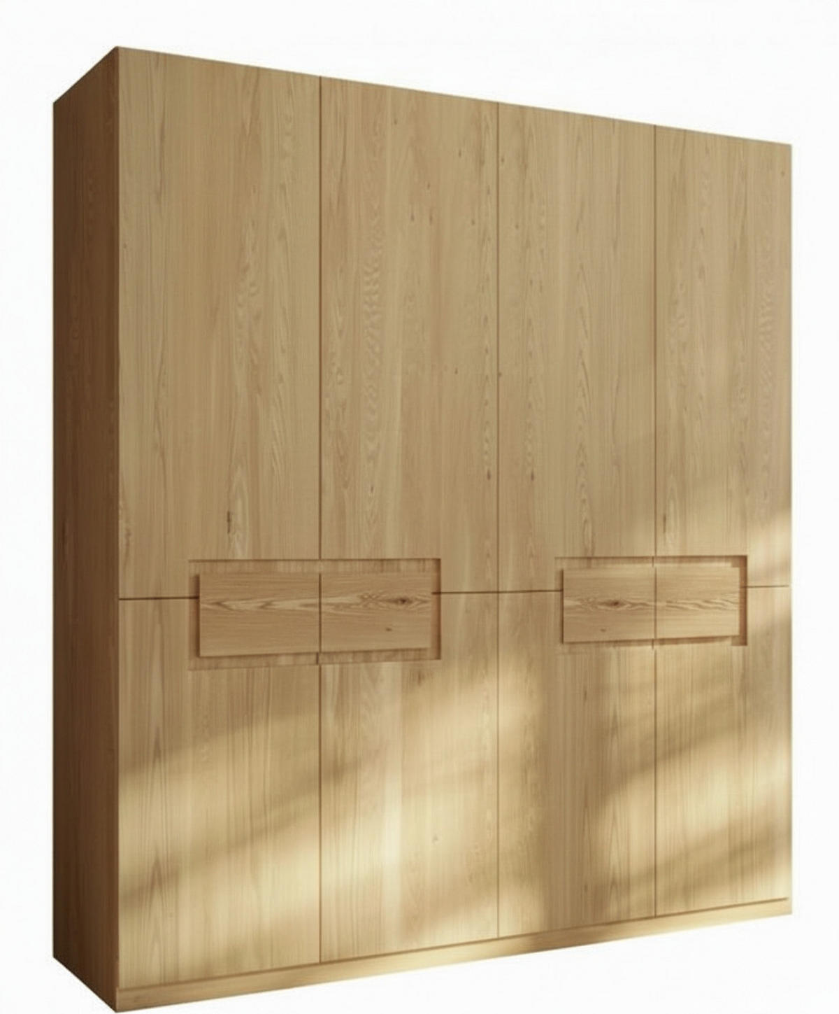 DREHTÜRENSCHRANK 202/223/62 cm,  in Buchefarben, 4-türig  - Buchefarben/Kernbuche, MODERN, Holz (202/223/62cm) - MID.YOU