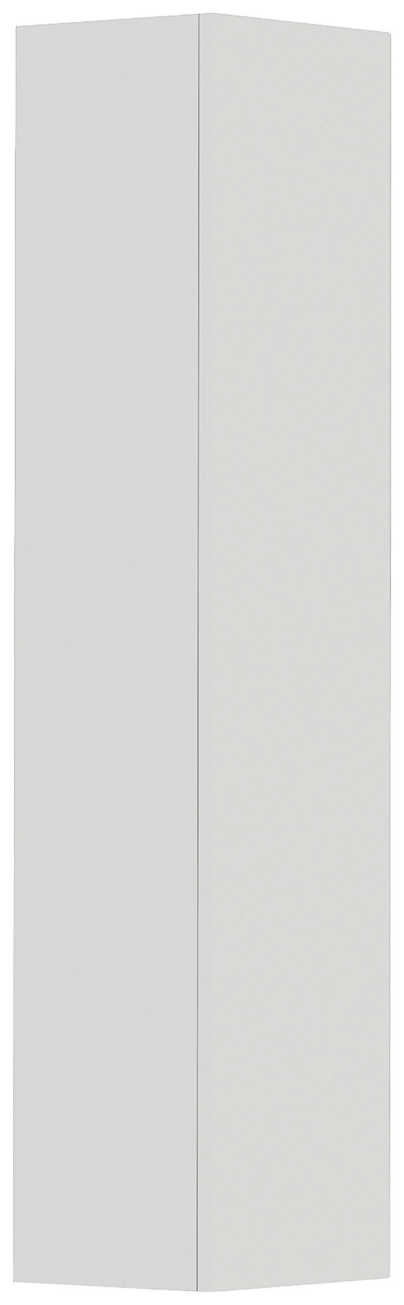GARDEROBENSCHRANK Gardasee  in 40/165/33 cm  - Weiß, Design, Holzwerkstoff (40/165/33cm) - Moderano