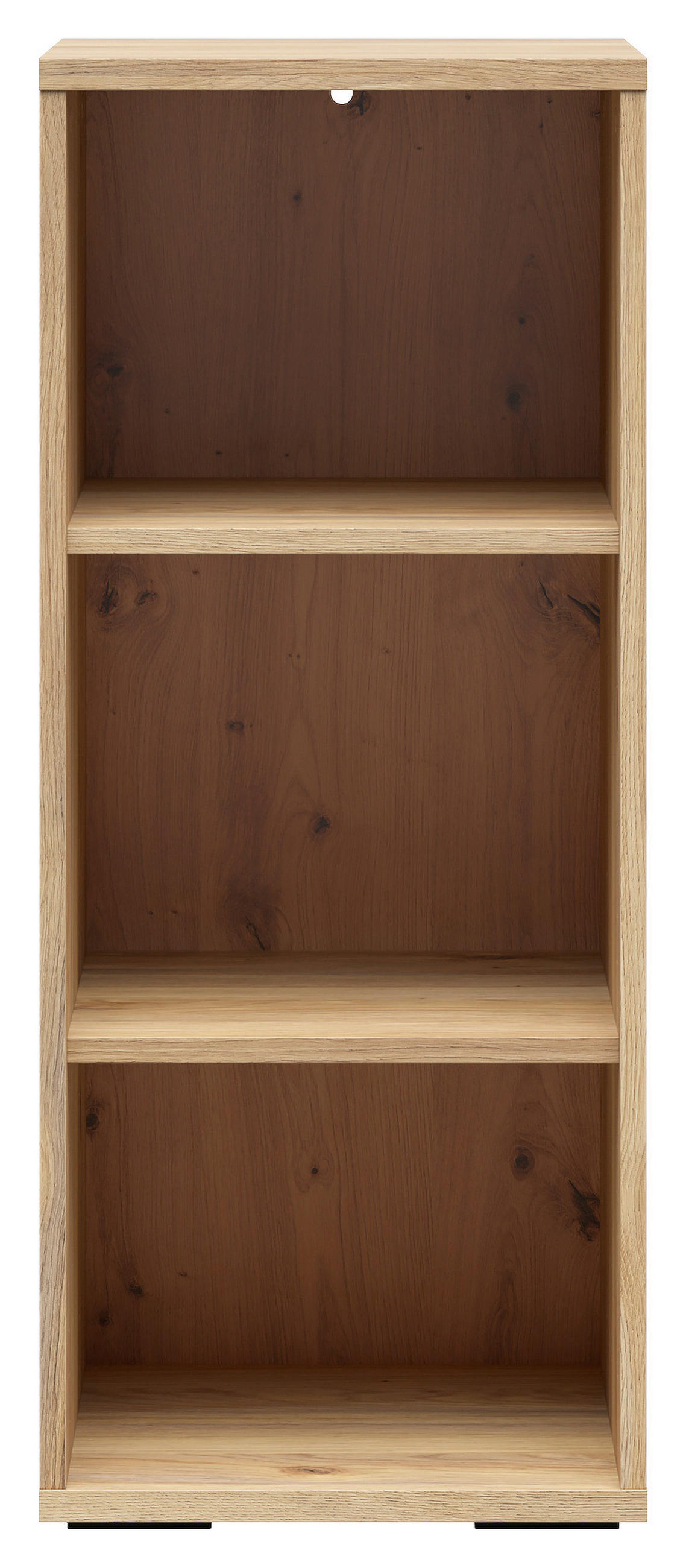 AKTENREGAL Eichefarben  - Eichefarben/Schwarz, KONVENTIONELL, Holzwerkstoff/Kunststoff (42/100/41cm) - Carryhome