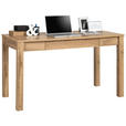 SCHREIBTISCH 138/67/78 cm  in Eiche Wotan  - Eichefarben/Eiche Wotan, KONVENTIONELL (138/67/78cm) - Hom`in
