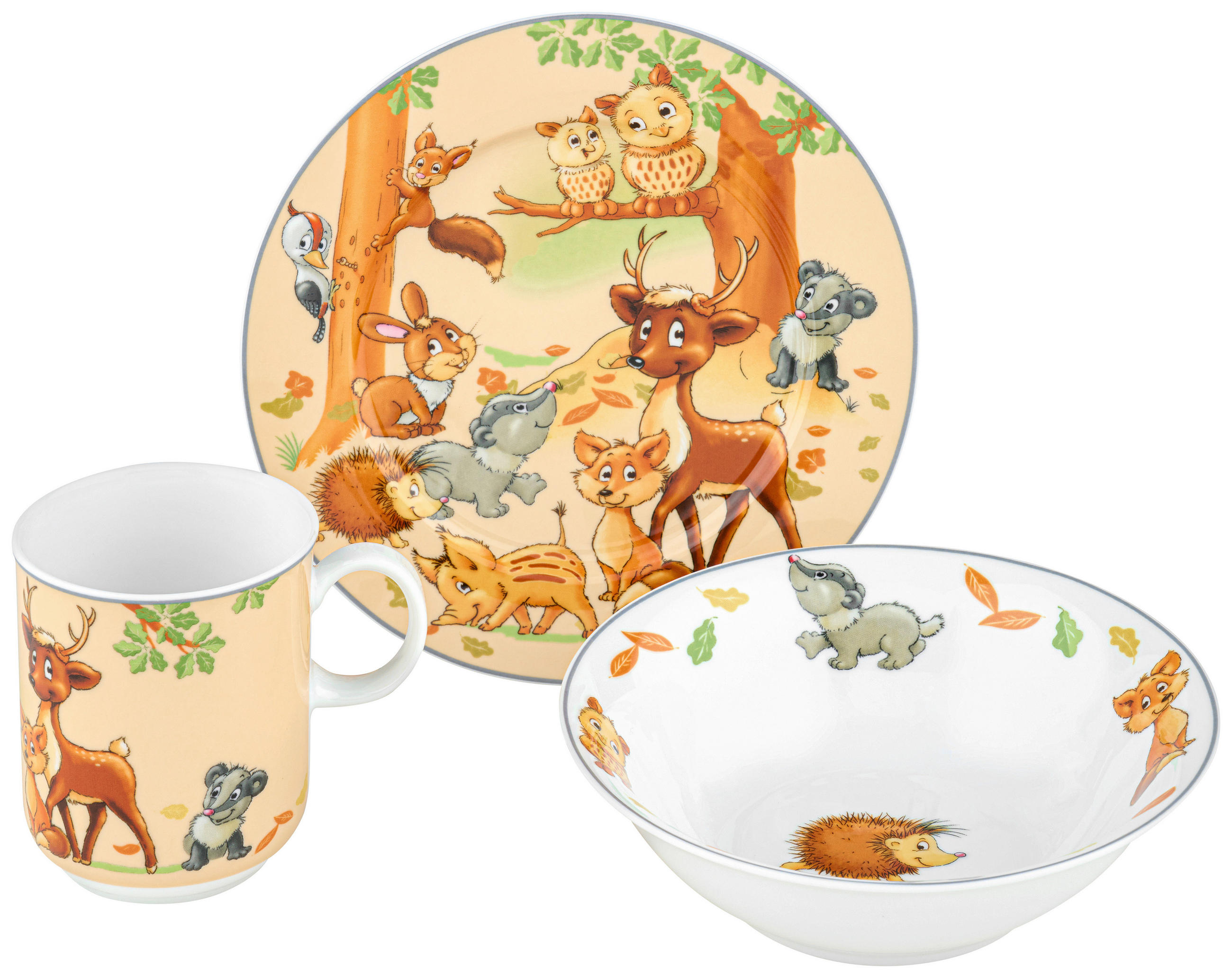 SADA DĚTSKÉHO NÁDOBÍ porcelán keramika  - vícebarevná, Konvenční, keramika (20/20/11cm) - Ritzenhoff Breker