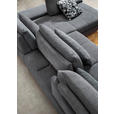 ECKSOFA Grün Webstoff  - Chromfarben/Grün, Design, Textil/Metall (310/203cm) - Xora