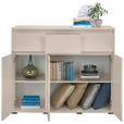 KOMMODE  in 120/103/48 cm  - Kaschmir/Anthrazit, Design, Holzwerkstoff/Kunststoff (120/103/48cm) - Carryhome