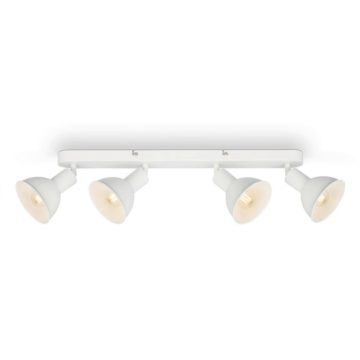 HLAVICA LED BODOVÉHO SVIETIDL, 55/11 cm  - biela, Design, kov (55/11cm)