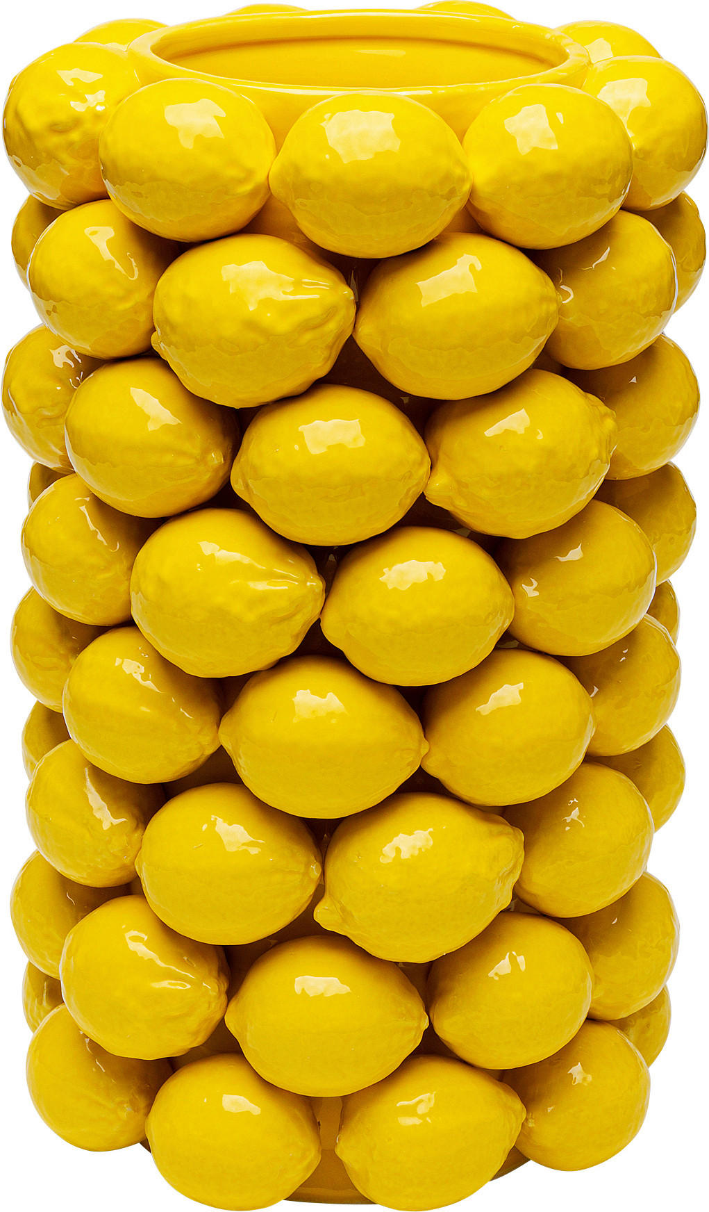 VASE 40 cm  - Gelb, Design, Keramik (26/43/26cm) - Kare-Design