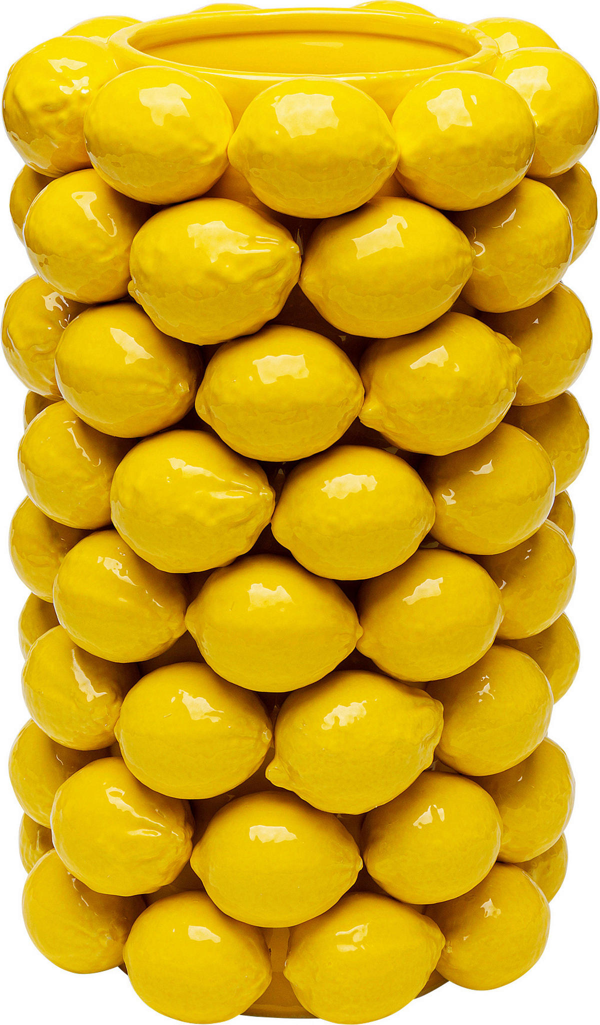 VASE 40 cm  - Gelb, Design, Keramik (26/43/26cm) - Kare-Design