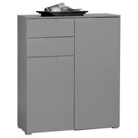 KOMMODE Spice  in 100/119/40 cm  - Silberfarben/Grau, Basics, Holzwerkstoff/Kunststoff (100/119/40cm) - Carryhome