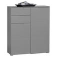 KOMMODE Spice, 100/119/40 cm, 2 Schublade(n)  - Silberfarben/Grau, Basics, Holzwerkstoff/Kunststoff (100/119/40cm) - Carryhome