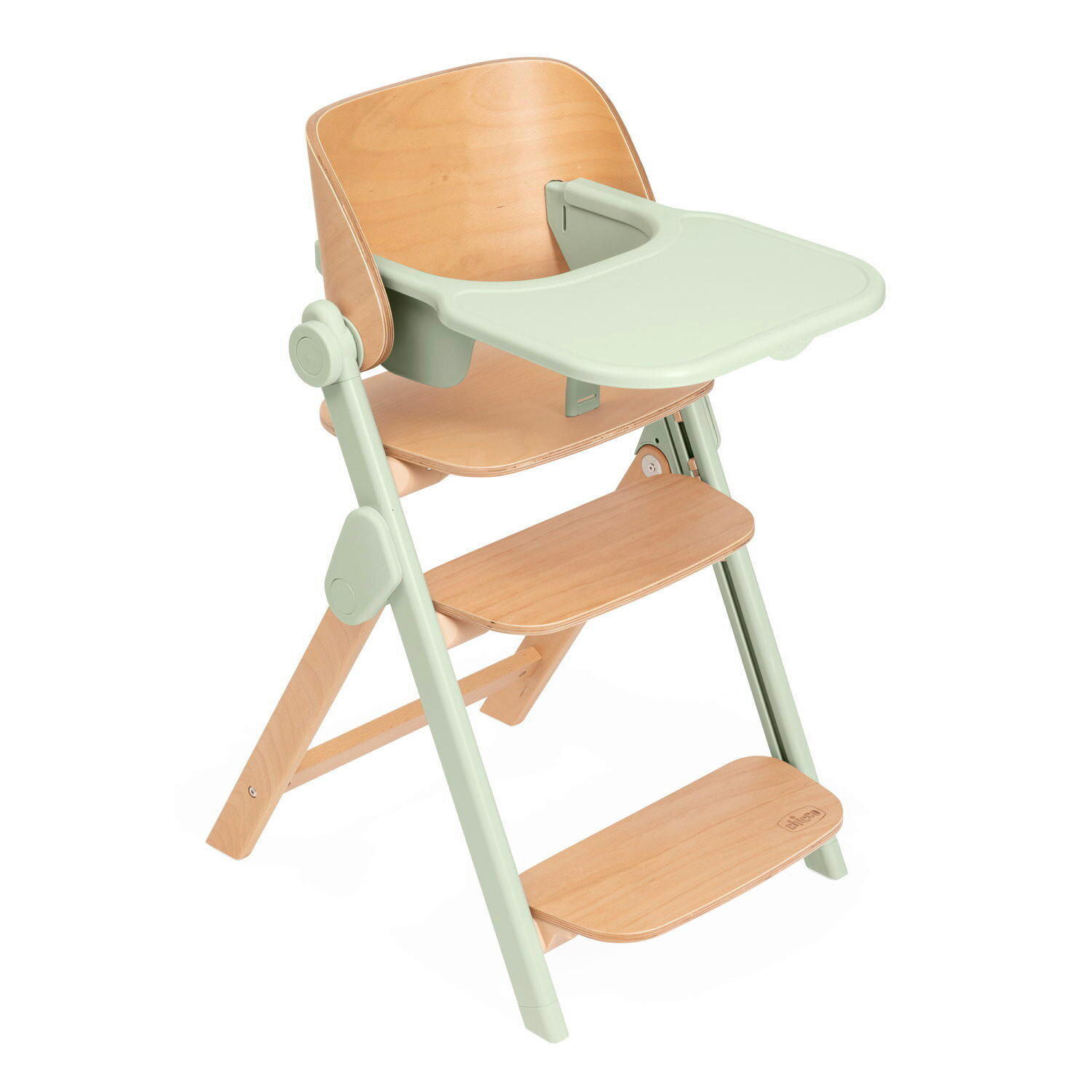 HOCHSTUHL Meraviglia Buchefarben, Olivgrün Olive/Buche - Buchefarben/Olivgrün, Basics, Holz/Kunststoff (44/63-83/55cm) - Chicco