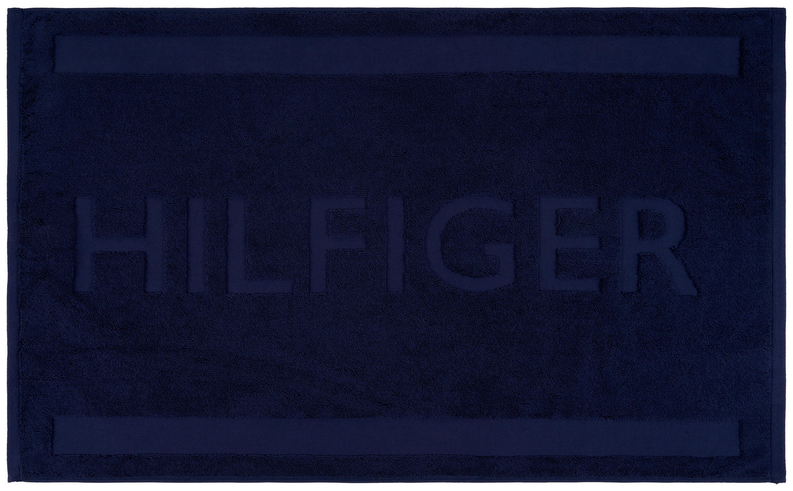 FÜRDŐSZOBASZŐNYEG  50/80 cm  sötétkék   - sötétkék, Basics, textil (50/80cm) - Tommy Hilfiger