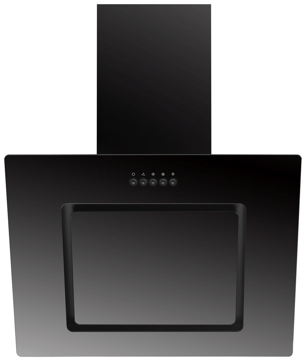 KÜCHENBLOCK 380 cm   in Eichefarben, Schwarz Hochglanz  - Schwarz Hochglanz/Eichefarben, Basics, Holzwerkstoff (380cm) - Respekta