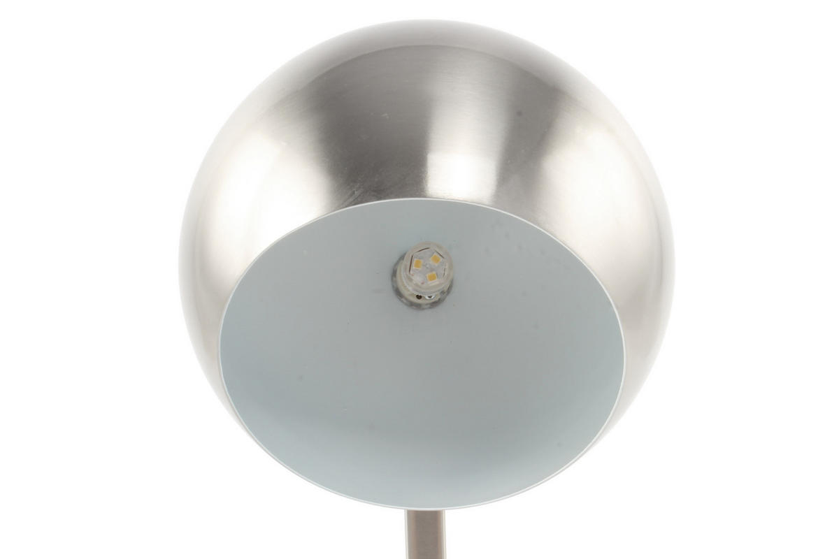 TISCHLEUCHTE - Silberfarben, Trend, Metall (19/50/19cm) - Kayoom