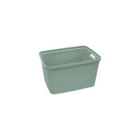 ÚLOŽNÝ BOX, plast - zelená, Basics, plast (28,5/38,5/22cm) - Homeware