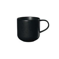 KAFFEEBECHER COPPA KURO  400 ml   - Schwarz, Design, Keramik (9,2/9,5cm) - ASA