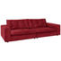 SOFA in Textil Rot - Rot/Schwarz, Design, Kunststoff/Textil (290/87/122cm) - Ambiente SOFA in Textil Rot - Rot/Schwarz, Design, Kunststoff/Textil (290/87/122cm) - Ambiente