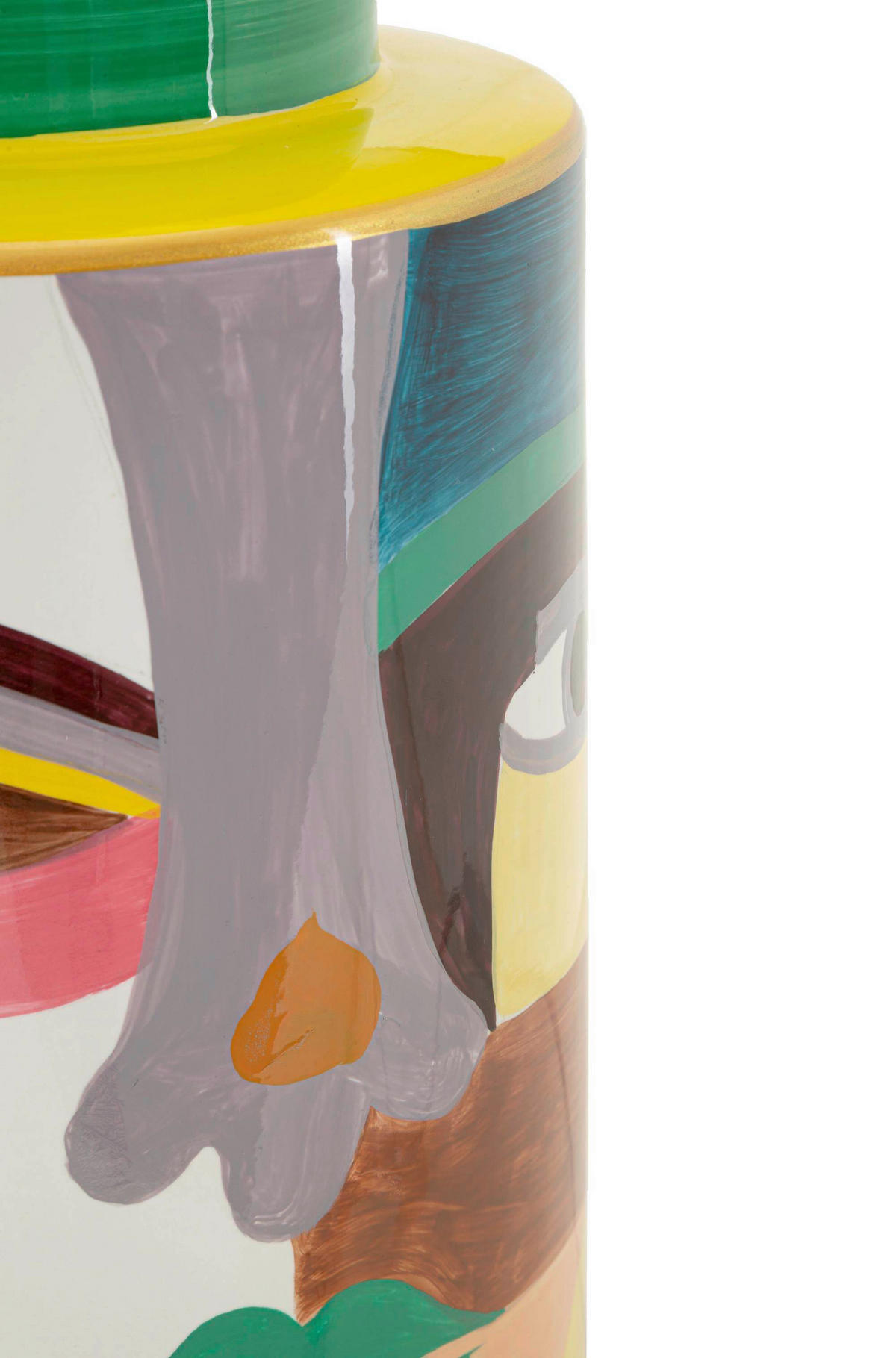 TISCHLEUCHTE   - Multicolor, Basics, Keramik/Textil (40/65/40cm)