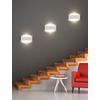 LED-WANDLEUCHTE Concha 28/8/4,5 cm   - Weiß, Basics, Kunststoff/Metall (28/8/4,5cm) - Trio Leuchten